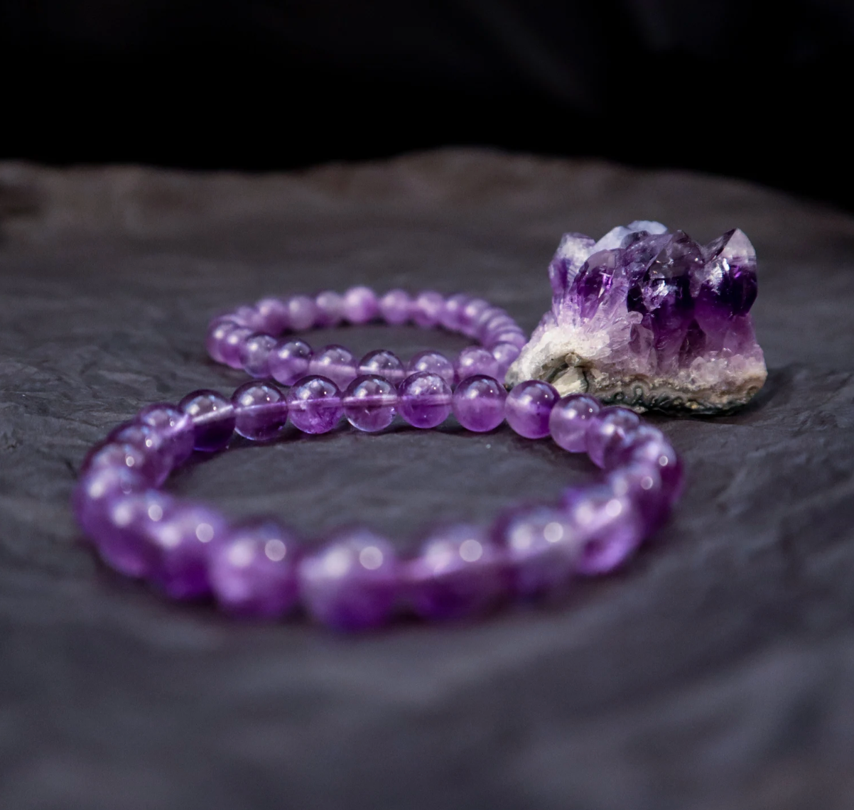 HORMONE BALANCE GIFT AMETHYST SAGE CLEANSING STICK WITH NATURAL AMETHYST BRACELET