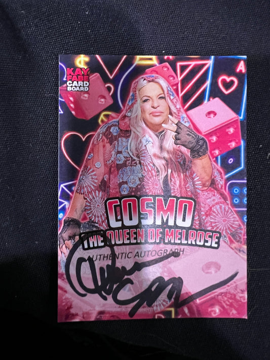 Authentic Autograph Card - Cosmo Queen of Melrose