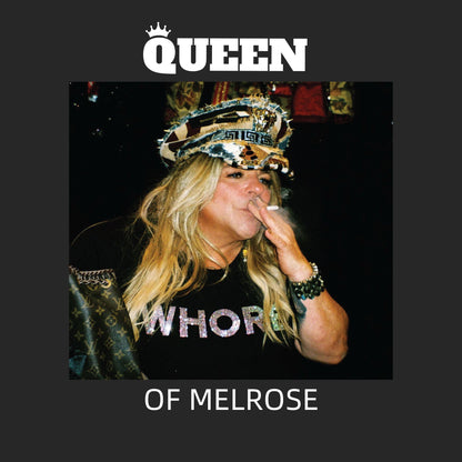 QUEEN OF MELROSE Portrait  W**RE  with a cigarette