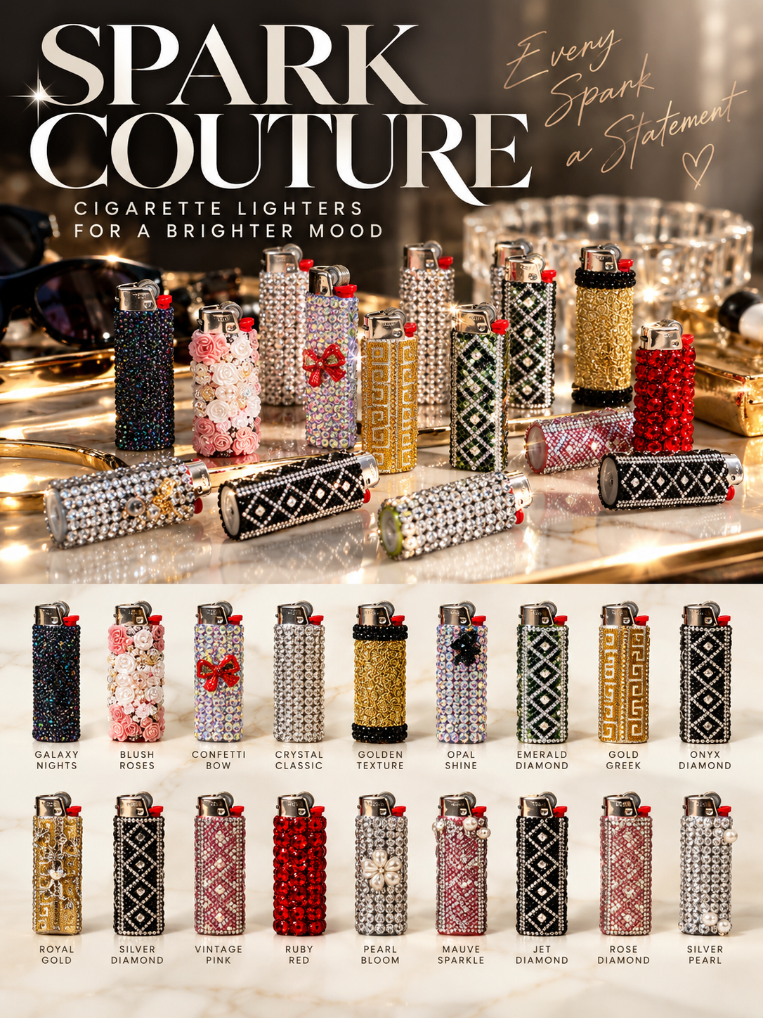 Jeweled Statement Lighter