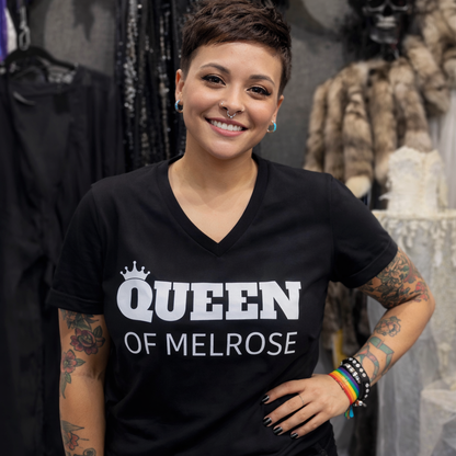 QUEEN OF MELROSE™ V-Neck Tee