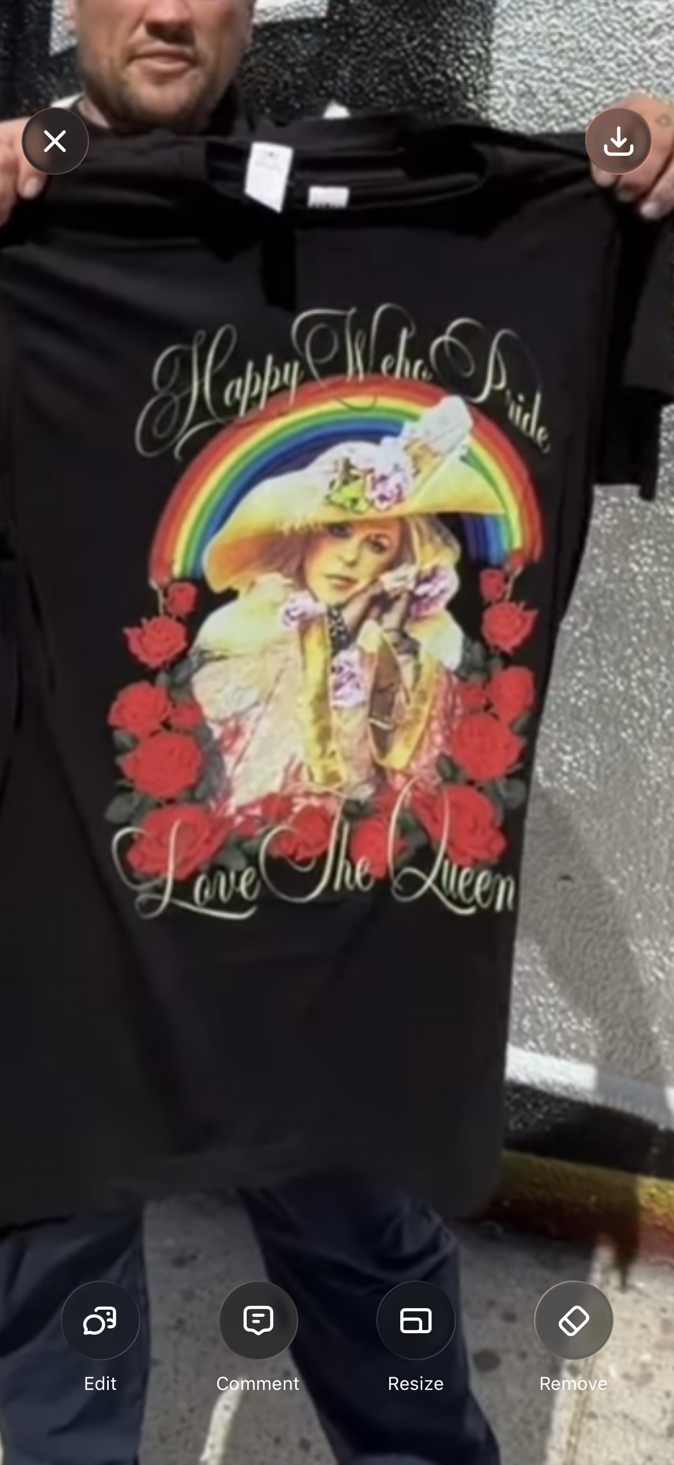 Queen of Melrose Rainbow Pride Tees Love, The Queen