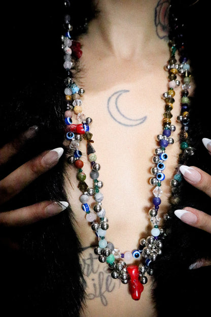 Eugenia Long Crystal Necklaces