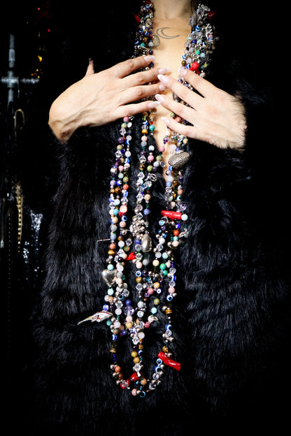 Eugenia Long Crystal Necklaces