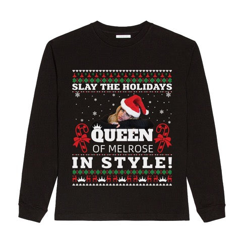 QUEEN OF MELROSE CHRISTMAS SWEATSHIRT