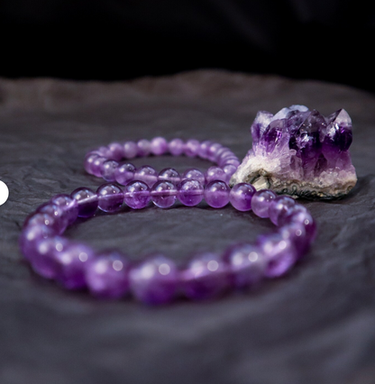 QUEEN AND SOBER AMETHYST BRACELET