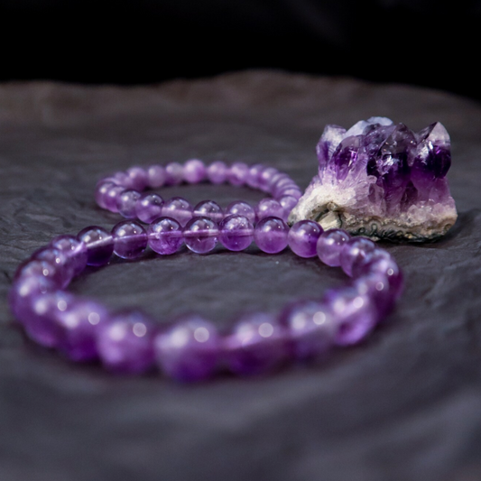 QUEEN AND SOBER AMETHYST BRACELET