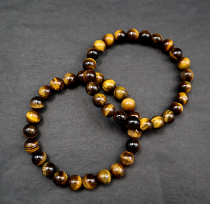 QUEEN AND SOBER TIGER EYE BRACELET