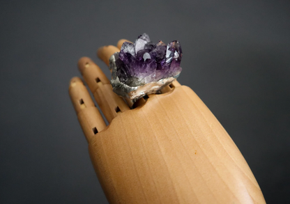 QUEEN OF MELROSE STATEMENT AMETHYST RING - HANDMADE