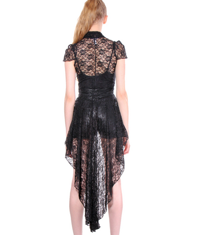 "COQUITA" LACE PEPLUM TOP - WOMENS