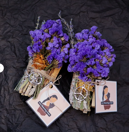 Peace Sage Bundle with Amethyst crystal