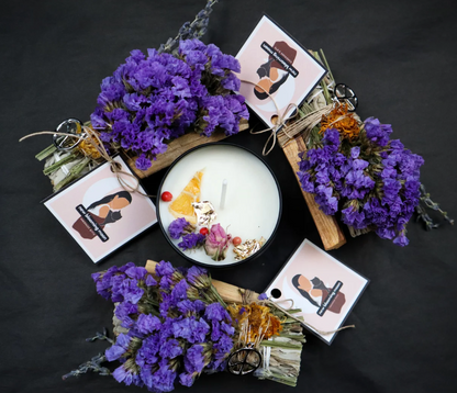 Peace Sage Bundle with Amethyst crystal