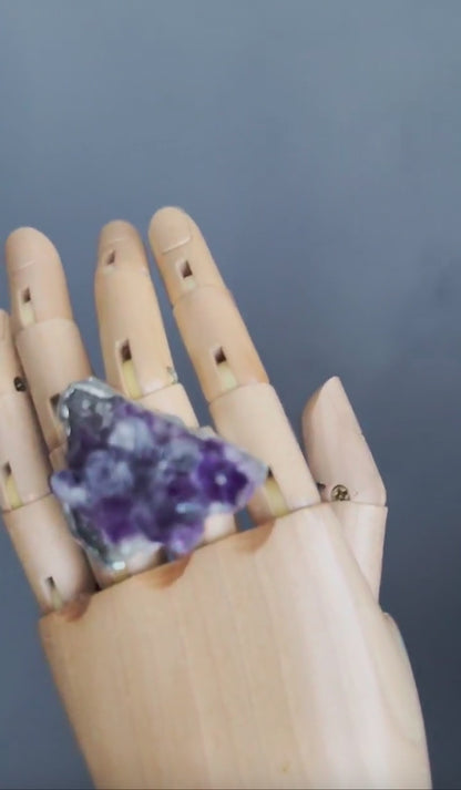 QUEEN OF MELROSE STATEMENT AMETHYST RING - HANDMADE